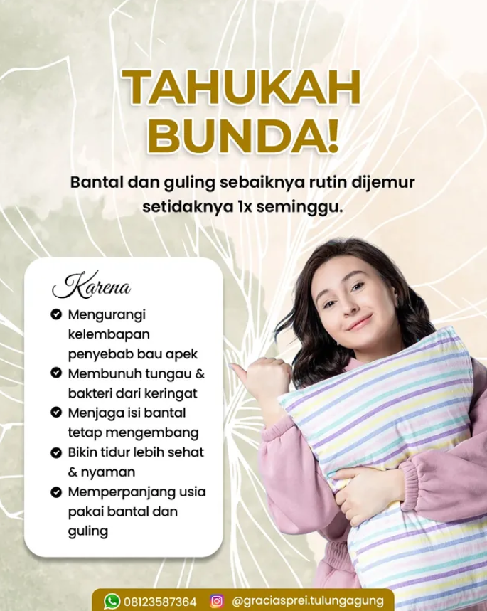 <p>Hayo, kapan terakhir kali bantal kamu "man